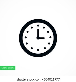 wristwatch icon vector, flat design best vector icon