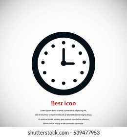 wristwatch icon vector, flat design best vector icon