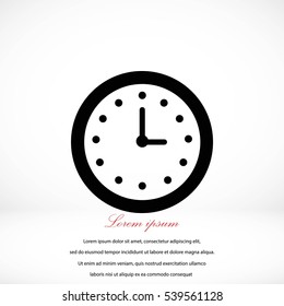 wristwatch icon vector, flat design best vector icon