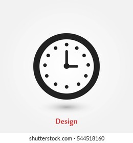 wristwatch icon vector, flat design best vector icon