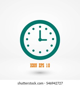 wristwatch icon vector, flat design best vector icon