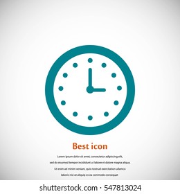 icono de reloj de pulsera vectorial, mejor icono vectorial de diseño plano