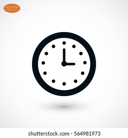 wristwatch icon vector, flat design best vector icon