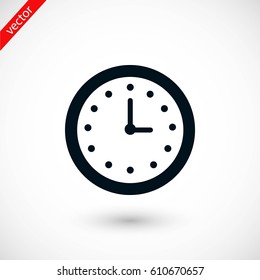 wristwatch icon vector, flat design best vector icon