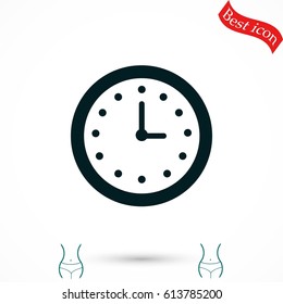 wristwatch icon vector, flat design best vector icon