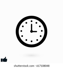 wristwatch icon vector, flat design best vector icon
