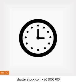 wristwatch icon vector, flat design best vector icon