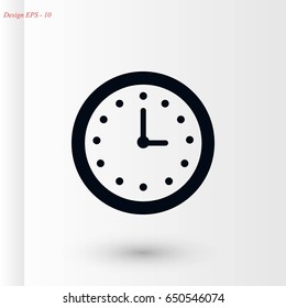 wristwatch icon vector, flat design best vector icon