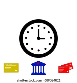 wristwatch icon vector, flat design best vector icon