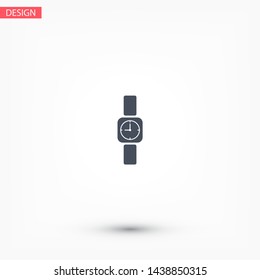Wristwatch icon Vector icon . Lorem Ipsum Illustration design
