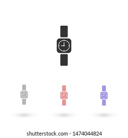 Wristwatch icon Vector icon . Lorem Ipsum Illustration design
