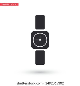 Wristwatch icon Vector icon . Lorem Ipsum Illustration design