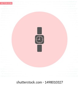 Wristwatch icon Vector icon . Lorem Ipsum Illustration design