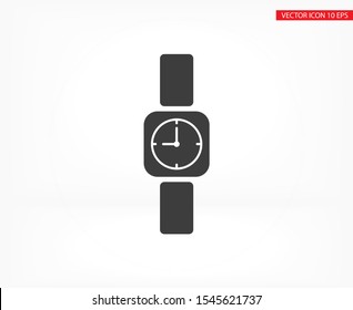 Wristwatch icon Vector icon . Lorem Ipsum Illustration design