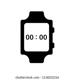 Wristwatch icon vector icon. Simple element illustration. Wristwatch symbol design. Can be used for web and mobile.