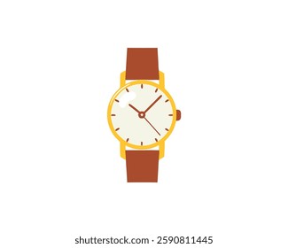 wristwatch isolated on white background
