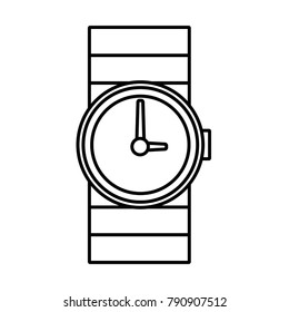 Wristwatch isolated symbol
