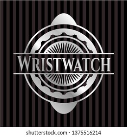 Wristwatch silver emblem