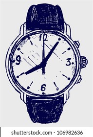 Wristwatch sketch