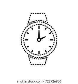 wristwatch sticker  vector illustration