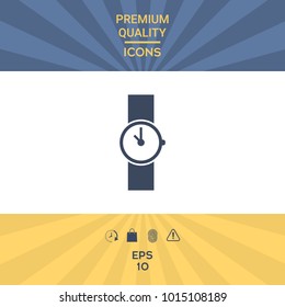 Wristwatch symbol icon