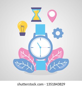 wristwatch time icon