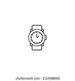 Wristwatch vector icon