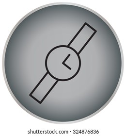 Wristwatch vector icon