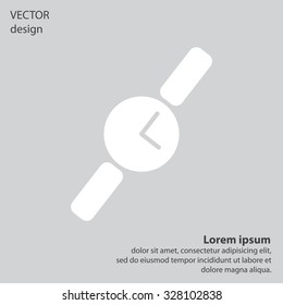 Wristwatch vector icon