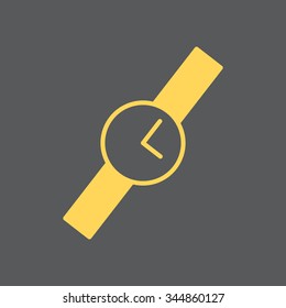 Wristwatch vector icon