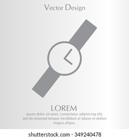 Wristwatch vector icon