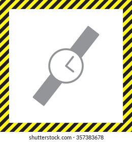 Wristwatch vector icon