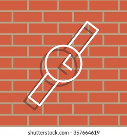 Wristwatch vector icon