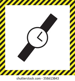 Wristwatch vector icon