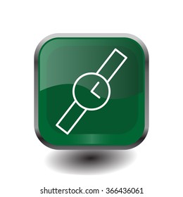 Wristwatch vector icon