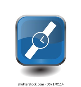 Wristwatch vector icon