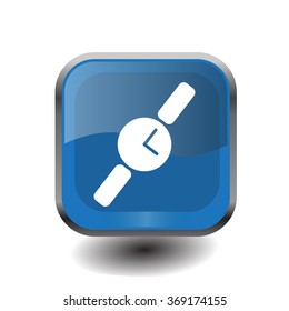 Wristwatch vector icon