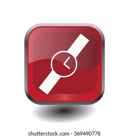 Wristwatch vector icon