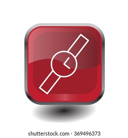 Wristwatch vector icon