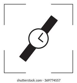 Wristwatch vector icon