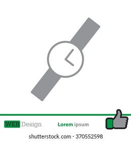 Wristwatch vector icon