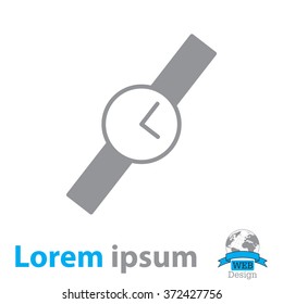 Wristwatch vector icon