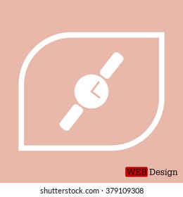Wristwatch vector icon