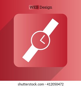 Wristwatch vector icon