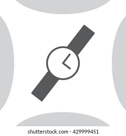 Wristwatch vector icon