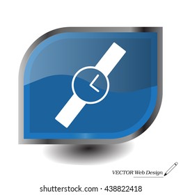 Wristwatch vector icon