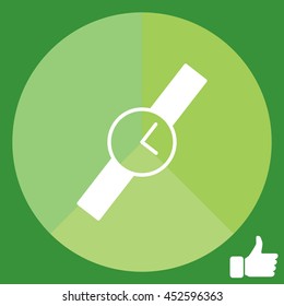 Wristwatch vector icon