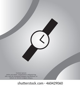 Wristwatch vector icon