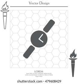 Wristwatch vector icon