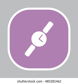 Wristwatch vector icon